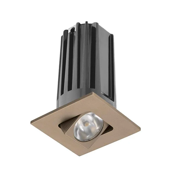Juno 2LEDTRIM 2x22 LED Square Adjustable TRIM, 2700K 90+, Spot, Bronze