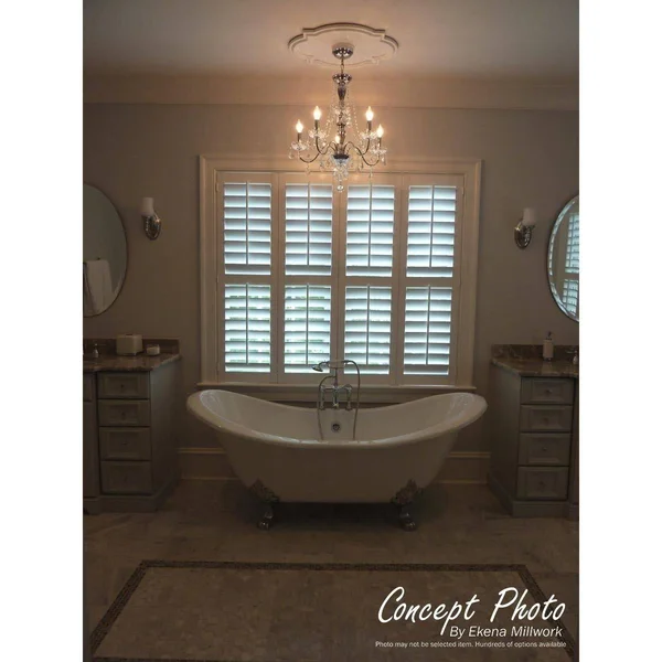 Ekena Millwork CM30KIMDF 30 3/8x22W x 20 3/4x22H x 1x22P Kinsley Flowing Leaf Ceiling Medallion, Hand-Painted Midnight Dream