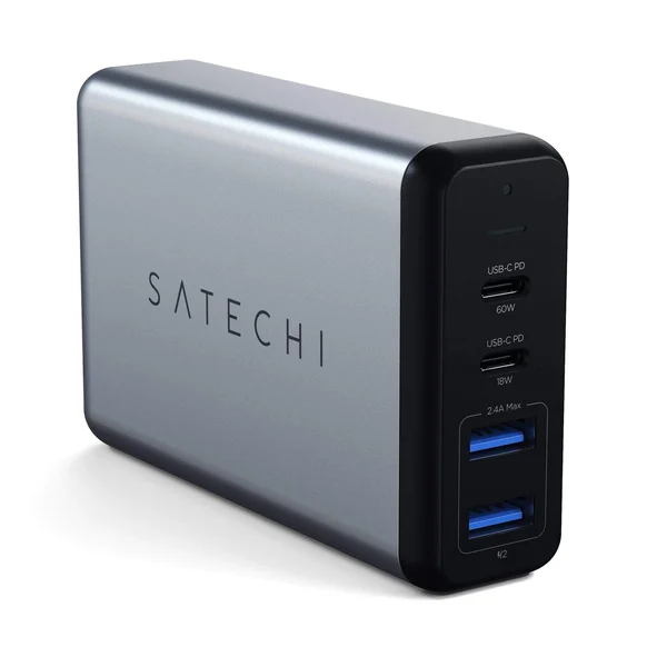 75W Dual Type-C PD Travel Charger - UK