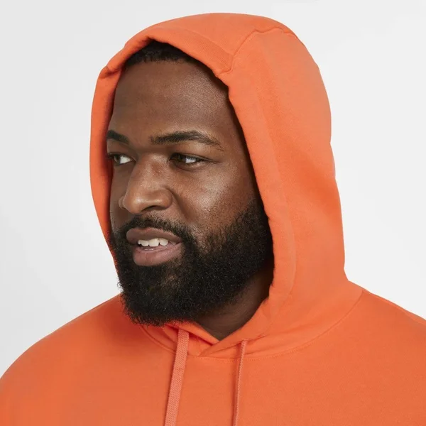 Nike Men's Sportswear Club Fleece Hoodie - Orange