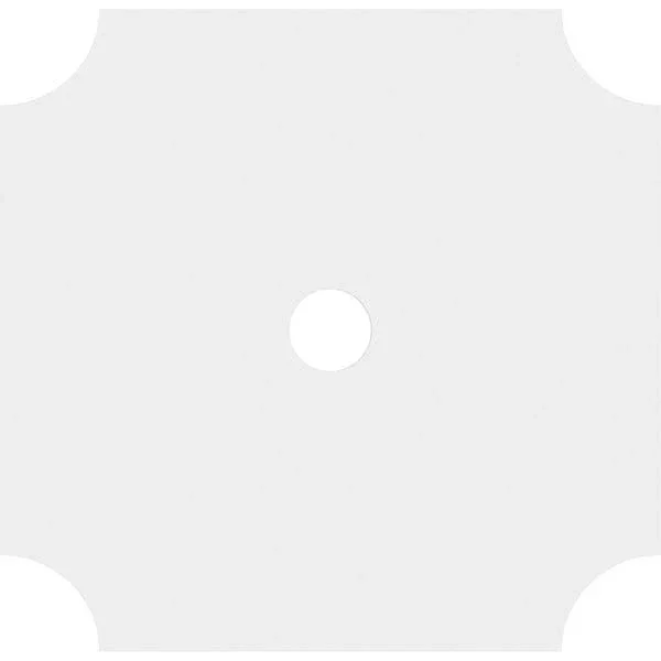 30 inchod x 4 inchid x 18 inchc x 1 inchp Locke Architectural Grade PVC Contemporary Ceiling Medallion