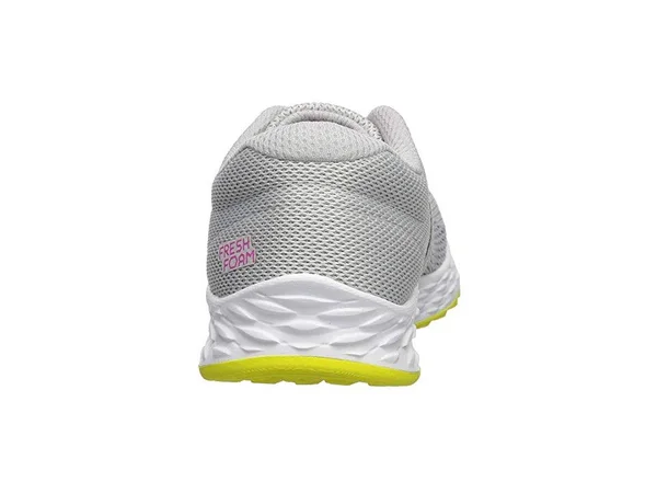 New Balance Fresh Foam Arishi v2 Women's Neutral Cushioned Shoes - Grey/White/Yellow (Size 7.5)