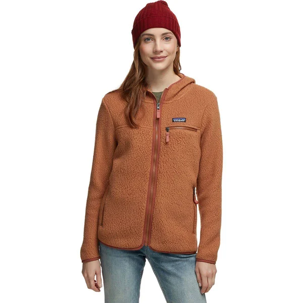 Patagonia Women's Retro Pile Fleece Hoody - Beech Brown