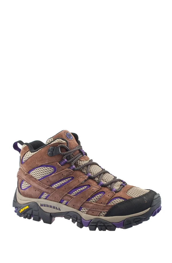 Merrell Moab 2 Mid Vent Hiking Boot Women's - Bracken/Purple, 11