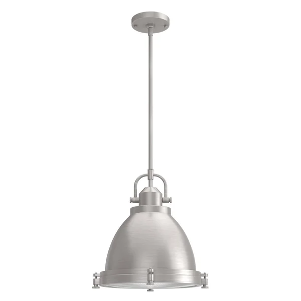 Hunter Bridgemoor 14x22 2-Light Pendant - Brushed Nickel 19104