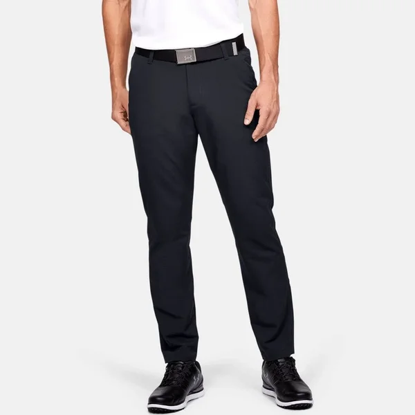 Under Armour Men's Match Play Tapered Leg Athletic Pants - Black, 42/34