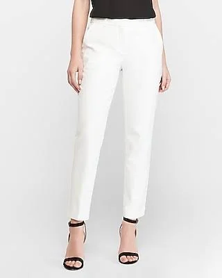 Mid Rise Ankle Columnist Pant White Women's 0 Short