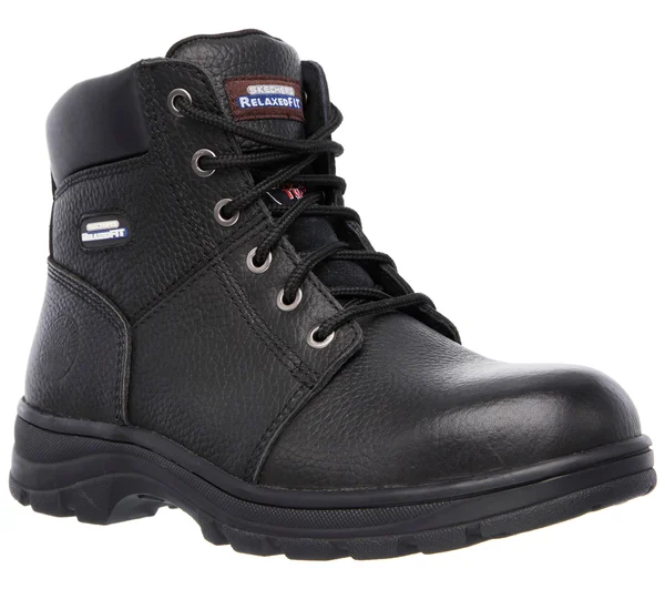 Men's Skechers Work Relaxed Fit Workshire Steel Toe - Size: 9.5, Black