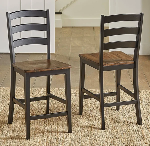A-America Stone Creek Ladderback Counter Height Chair - 2 Pack - Other