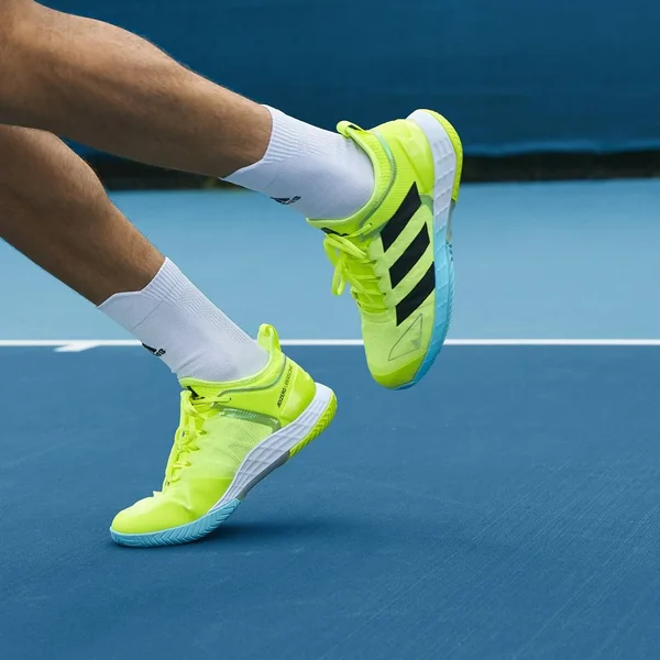 Adidas Men's Adizero Ubersonic 4 Tennis Shoes - Yellow