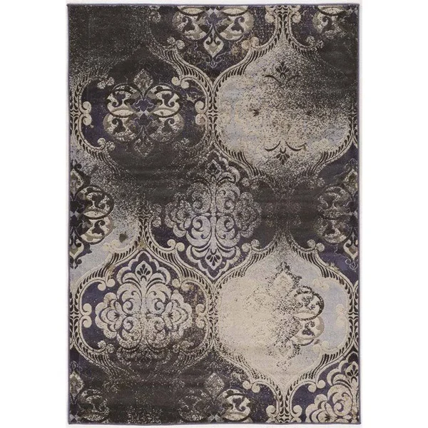 Riverbay Furniture 2' x 3' Rug in Beige and Blue - RF-1598835