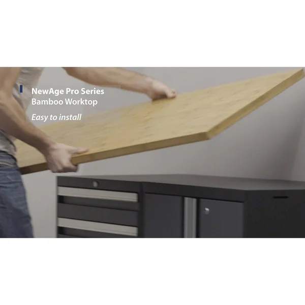 NewAge Products Pro 3.0 Series 84x22 Bamboo Worktop