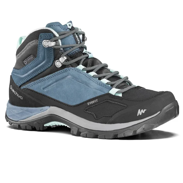 Quechua Women's Mh500, Waterproof Mid Hiking Boots in Granite, Size 9.5