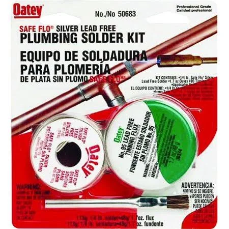 Oatey 50683 Safe Flo Silver Solder Kit, Men's, Size: One Size