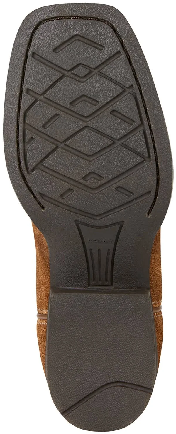 Ariat Kids& Patriot Square Toe Western Boots, Kids Unisex, Size: 4 Big Kids, Antique Mocha/Sand Camo Print