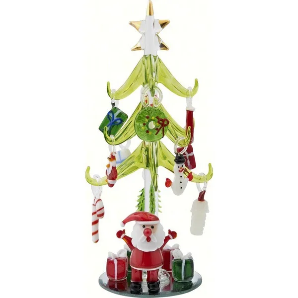 LS Arts XM-626 Tree - Green - Santa - 8 inch - GB