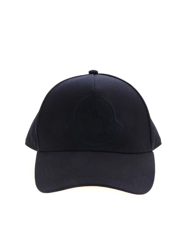 Moncler Logo Cap - Blue - Hats