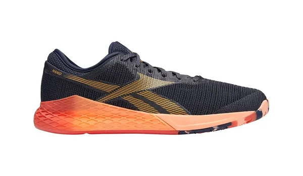 Reebok Mens Crossfit Nano 9.0 Training Shoes Heritage Navy/Rosette/Sunglow Size 12.5