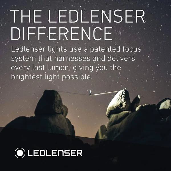 Ledlenser - i7R Rechargeable LED Torch, 25 - 220 Lumens, Black