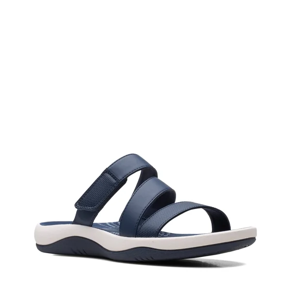 Clarks Women's Cloudsteppers Sunmaze Coast Sandal Navy 11