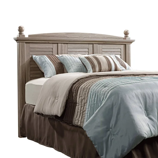 Sauder Harbor View Full/Queen Panel Headboard in Salt Oak