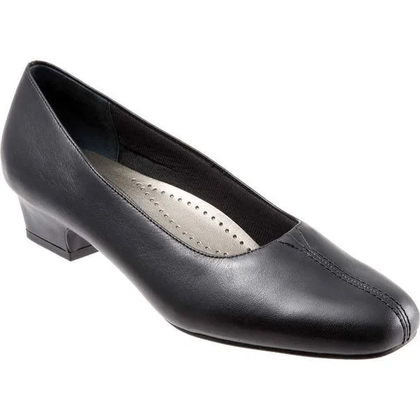 Trotters Doris Pumps, Women's, Black, Size: 10.5