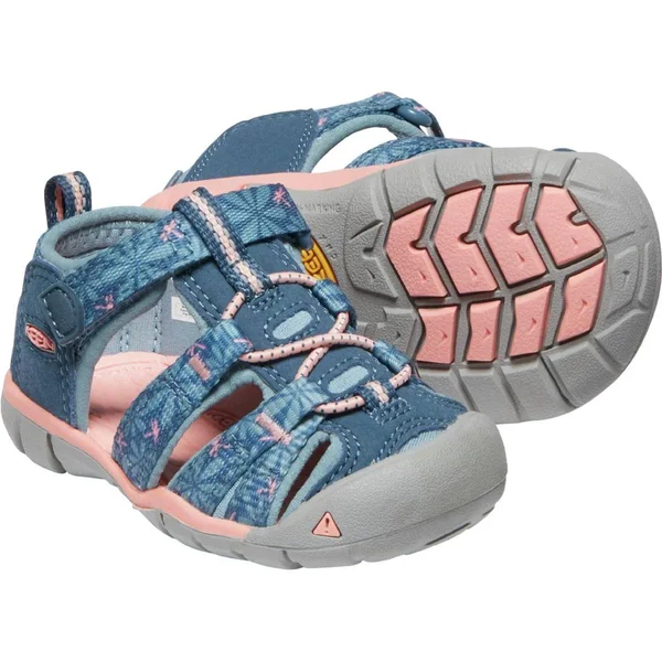 Keen Toddler Seacamp II CNX Sandal - 6 - Real Teal - Stone Blue