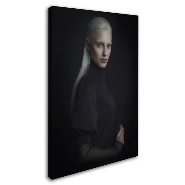 Yuri Shevchenko 'Standing Here' Canvas Art (30x47), Trademark Fine Art