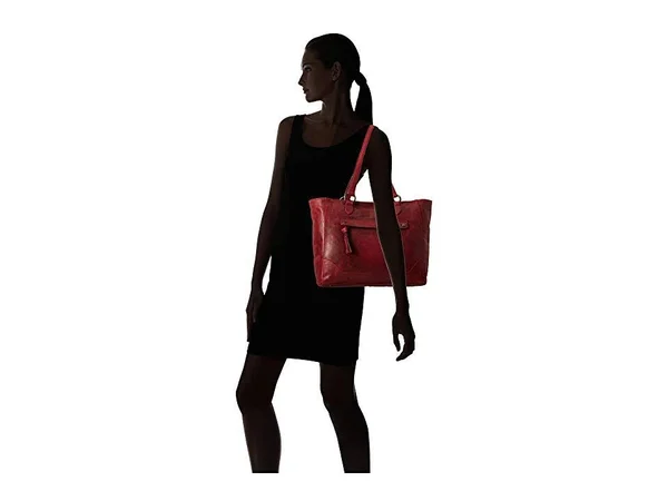 Frye, Melissa Zip Tote, Sangria