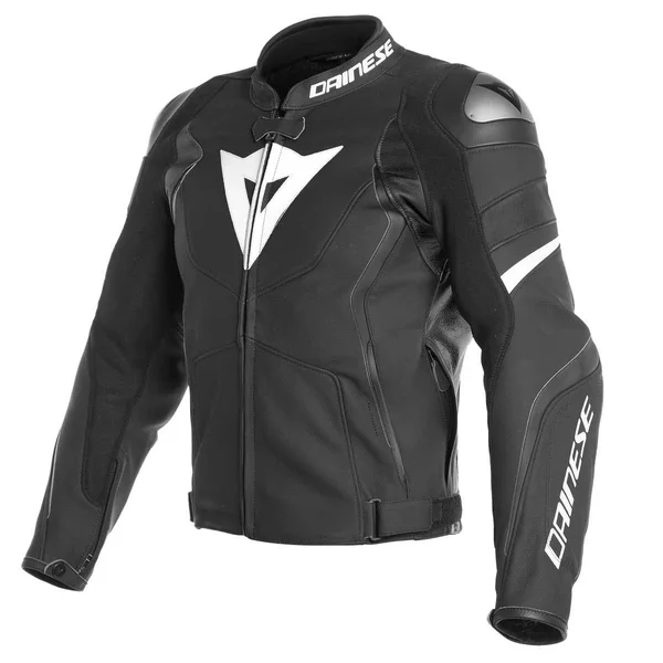 Dainese Avro 4 Leather Jacket Black/White 44