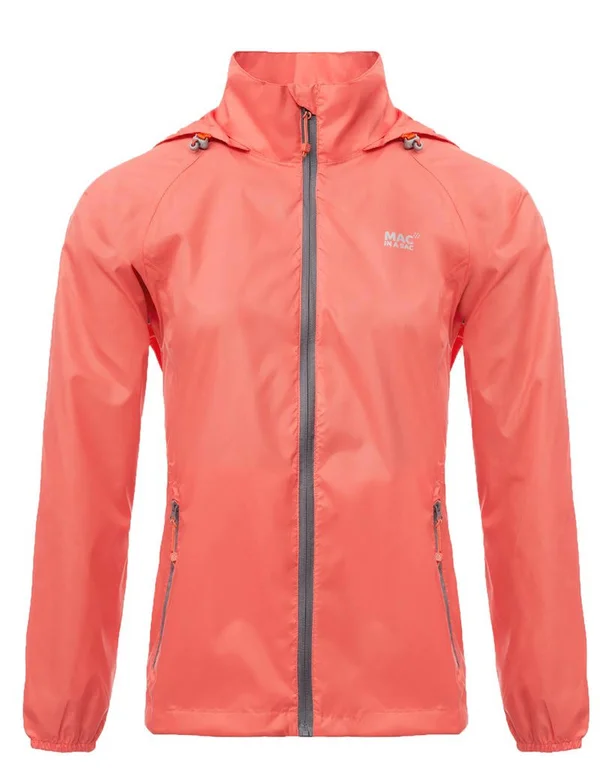 Mac in A Sac Origin Waterproof Packaway Jacket - Womens - Coral