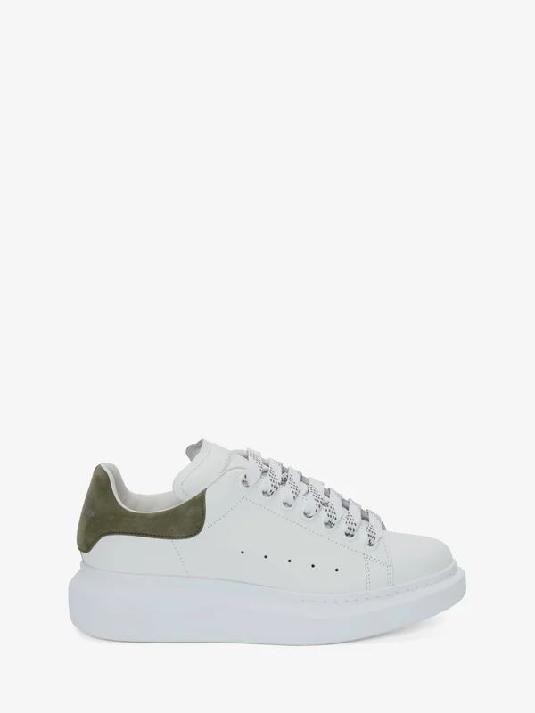 Alexander McQueen Green Oversized Sneaker - White - Low-top Sneakers