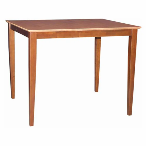 International Concepts Solid Wood Dining Table with Shaker Legs
