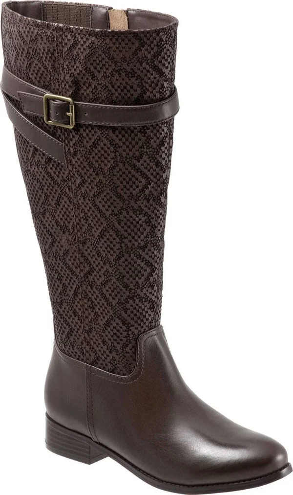 Trotters Women's Lyra Boot - Dark Brown - 6W