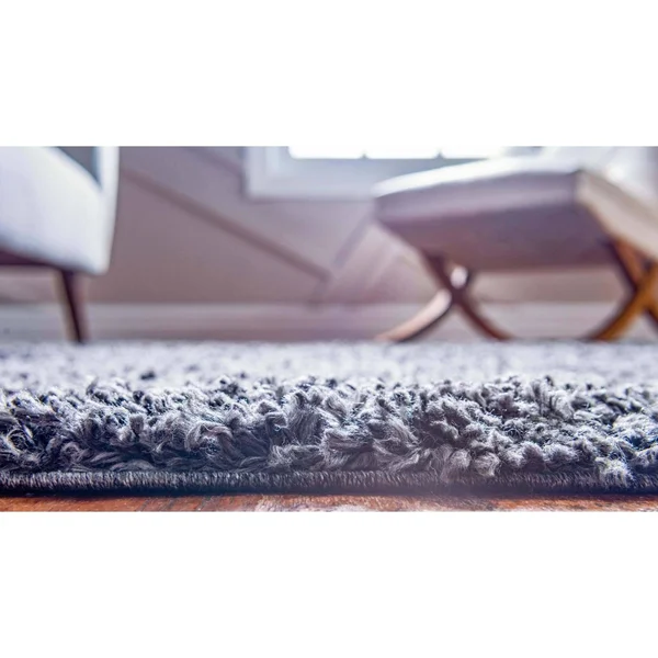 Unique Loom Davos Shag Rug - 6& 7 x 6& 7, Round