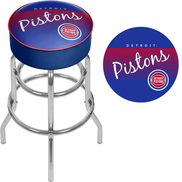 Detroit Pistons NBA Hardwood Classics Padded Swivel Stool