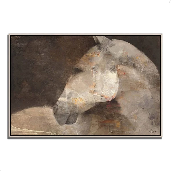 Tangletown Fine Art 'Looking Back' Framed Print - Brown