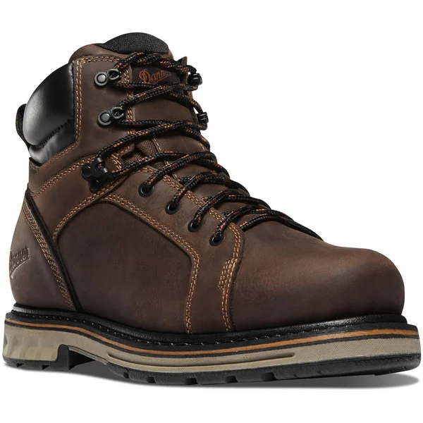 Men's Danner Steel Yard 6 inch Hot Steel Toe Work Boot - Size: 14, Brown