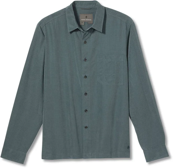 Royal Robbins - Men’s Desert Pucker Dry Long Sleeve - S - Sea Pine