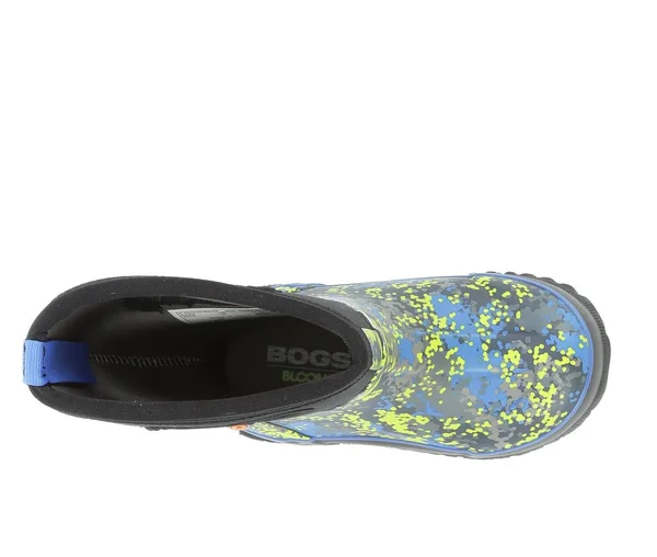 Bogs Youth Classic Micro Camo Boot - 4 - Blue Multi
