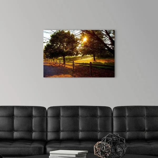 Dreamland Vineyard - Large Solid-Faced Canvas Wall Art Print, Great Big Canvas