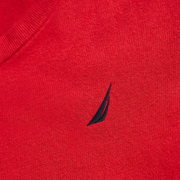 Nautica Men's Big & Tall Navtech V-Neck Sweater - Naut Red - XLT