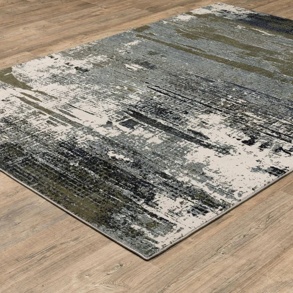 Oriental Weavers Brentwood 8020L Multi/ Blue Area Rug 5& 3x22 x 7& 3x22