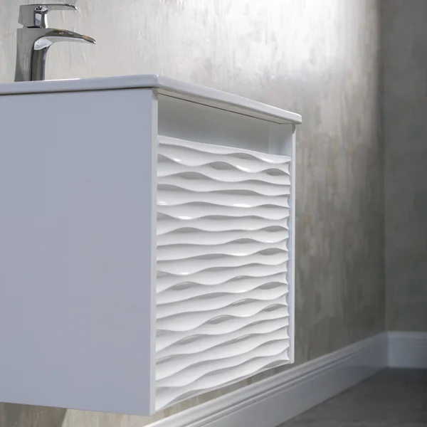 Contemporary White Floating Vanity Set (30 inch) - Blossom