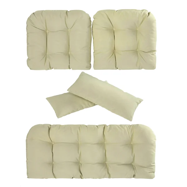 Art-Leon 5-Pieces Patio Seat Cushion Set - Offwhite