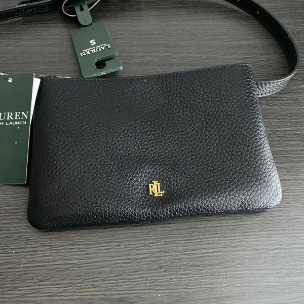 Lauren Ralph Lauren Women's Belt Bag - Black - Size Medium