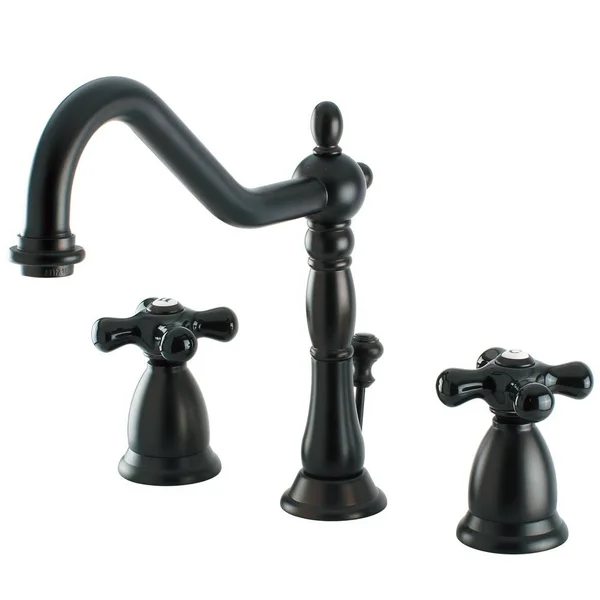 Kingston Brass Ks1992pkx Widespread Lavatory Faucet - Polished Brass
