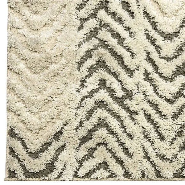 Furniture of America Loso Contemporary 5&3x22x7&7x22Area Rug in Beige