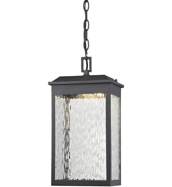 Elk Lighting Newcastle LED Outdoor Pendant in Matte Black 45203