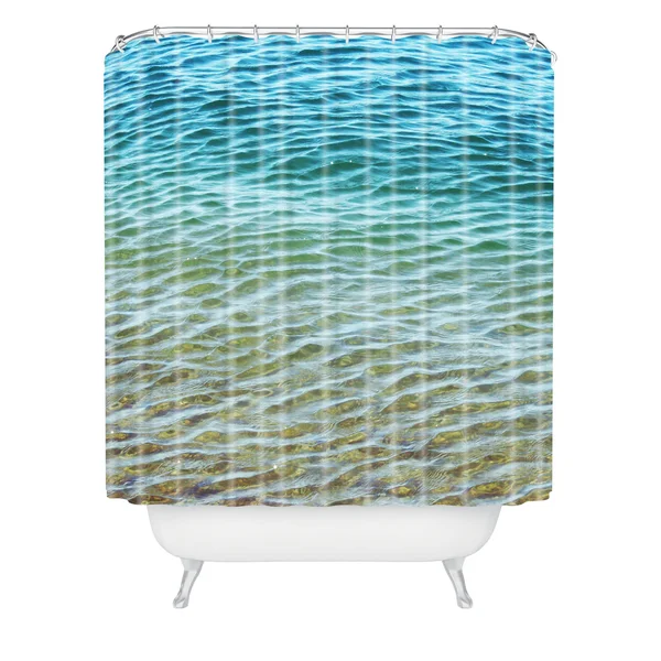 Deny Designs Shannon Clark Ombre Sea Shower Curtain - 69x22 x 72x22